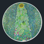 Gustav Klimt - Die Sonnenblume Keramikknauf<br><div class="desc">Sonnenblume - Gustav Klimt,  Öl auf Leinwand,  1907</div>