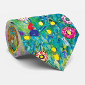 Gustav Klimt - Die Sonnenblume Kunstmalerei Krawatte (Gerollt)