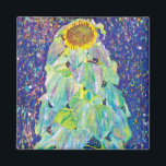 Gustav Klimt - Die Sonnenblume Kunstmalerei Magnet<br><div class="desc">Dieses Öl auf der Leinwand von 1906 zeigt eine wunderschöne Sonnenblume in voller Blüte umgeben von Blume in einem Garten. Im Gegensatz zu ähnlichen Läden, Art Lover's Cafe bietet klassische, hochauflösende Kunstwerke, die sorgfältig restauriert, farblich ausgewogen und retuschiert wurden, um Flecken und "Artefakte" zu entfernen, die in den meisten online...</div>