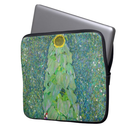 Gustav Klimt - Die Sonnenblume Laptopschutzhülle (Vorderseite Links)