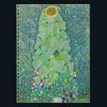 Gustav Klimt - Die Sonnenblume Notizblock<br><div class="desc">Sonnenblume - Gustav Klimt,  Öl auf Leinwand,  1907</div>