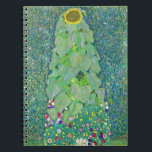 Gustav Klimt - Die Sonnenblume Notizblock<br><div class="desc">Sonnenblume - Gustav Klimt,  Öl auf Leinwand,  1907</div>