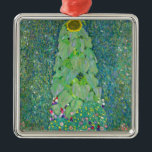 Gustav Klimt - Die Sonnenblume Ornament Aus Metall<br><div class="desc">Sonnenblume - Gustav Klimt,  Öl auf Leinwand,  1907</div>