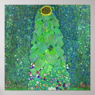 Gustav Klimt Die Sonnenblume Poster