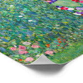 Gustav Klimt - Die Sonnenblume Poster (Ecke)