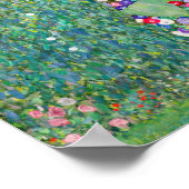 Gustav Klimt - Die Sonnenblume Poster (Ecke)