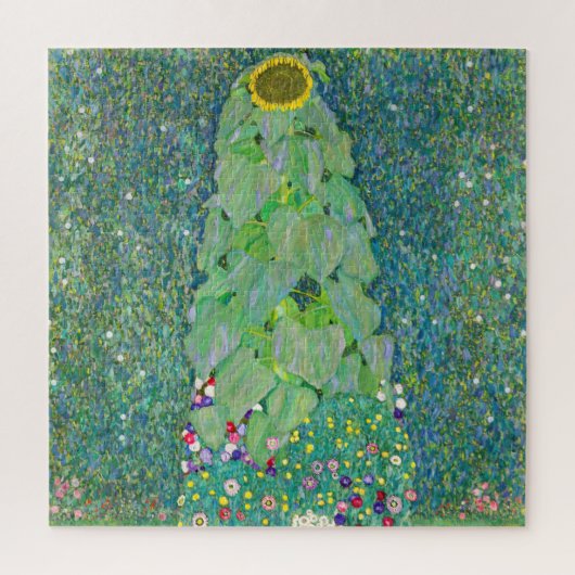 Gustav Klimt - Die Sonnenblume Puzzle (Vertikal)