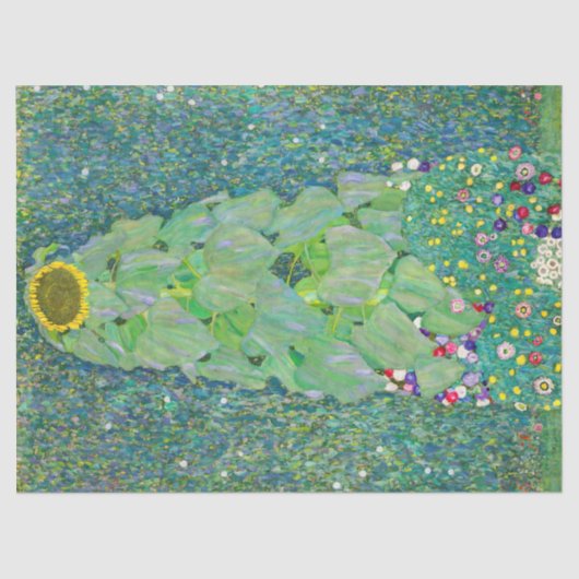 Gustav Klimt - Die Sonnenblume Seidenpapier (Vorderseite)
