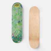 Gustav Klimt - Die Sonnenblume Skateboard (Vorderseite)
