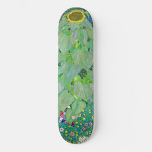 Gustav Klimt - Die Sonnenblume Skateboard