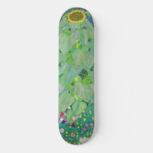 Gustav Klimt - Die Sonnenblume Skateboard (Vorderseite)