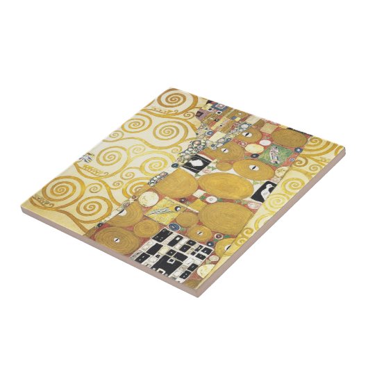 Gustav Klimt - die Umarmung - klassische Grafik Fliese (Seite)