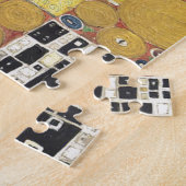 Gustav Klimt - die Umarmung - klassische Grafik Puzzle (Seite)