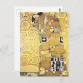 Gustav Klimt - Die Umarmung - Klassisches Kunstwer Postkarte (Vorne/Hinten)
