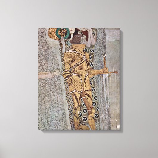Gustav Klimt - Die Wanddetails der Beethoven-Wandf Leinwanddruck (Vorderseite)