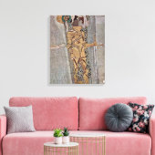 Gustav Klimt - Die Wanddetails der Beethoven-Wandf Leinwanddruck (Insitu (Wohnzimmer))