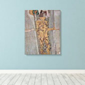 Gustav Klimt - Die Wanddetails der Beethoven-Wandf Leinwanddruck (Insitu (Holzboden))