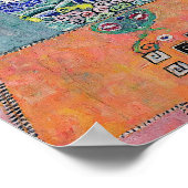 Gustav Klimt – Elisabeth Lederer Portrait  Poster (Ecke)