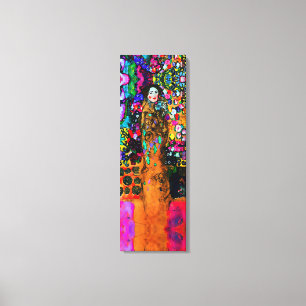 Gustav Klimt & Elizabeth ~ 36x12 0,75 Starke Leinw Leinwanddruck