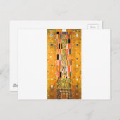 Gustav Klimt Ende der Mauer Postkarte (Vorne/Hinten)