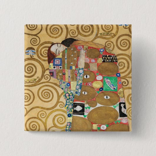 Gustav Klimt - Erfüllung, Stoclet-Fries Button (Vorderseite)