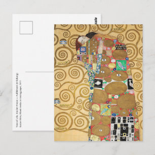 Gustav Klimt - Erfüllung, Stoclet-Fries Postkarte