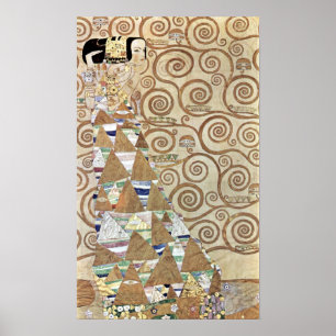 Gustav Klimt Erwartung Poster