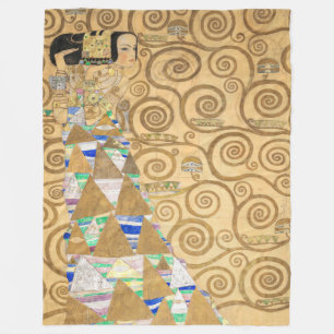 Gustav Klimt - Erwartung, Stoclet-Fries Fleecedecke