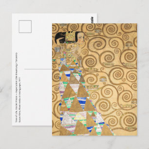 Gustav Klimt - Erwartung, Stoclet-Fries Postkarte