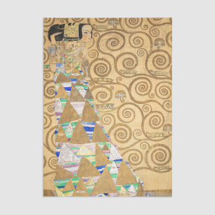 Gustav Klimt - Erwartung, Stoclet-Fries Seidenpapier