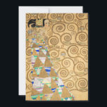 Gustav Klimt - Erwartung, Stoclet Frieze Dankeskarte<br><div class="desc">The Tree of Life,  Stoclet Frieze,  Expectation - Gustav Klimt,  Pappe,  1909</div>