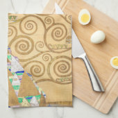 Gustav Klimt - Erwartung, Stoclet Frieze Geschirrtuch (Viertel Falte)