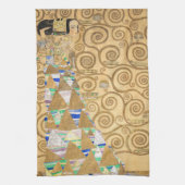 Gustav Klimt - Erwartung, Stoclet Frieze Geschirrtuch (Vertikal)