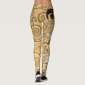 Gustav Klimt - Erwartung, Stoclet Frieze Leggings (Rückseite)