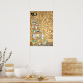 Gustav Klimt - Erwartung, Stoclet Frieze Poster (Küche)