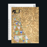 Gustav Klimt - Erwartung, Stoclet Frieze Postkarte<br><div class="desc">The Tree of Life,  Stoclet Frieze,  Expectation - Gustav Klimt,  Pappe,  1909</div>