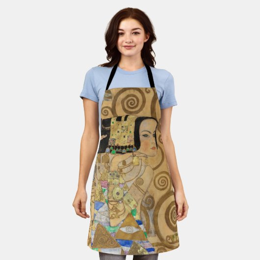 Gustav Klimt - Erwartung, Stoclet Frieze Schürze (Getragen)