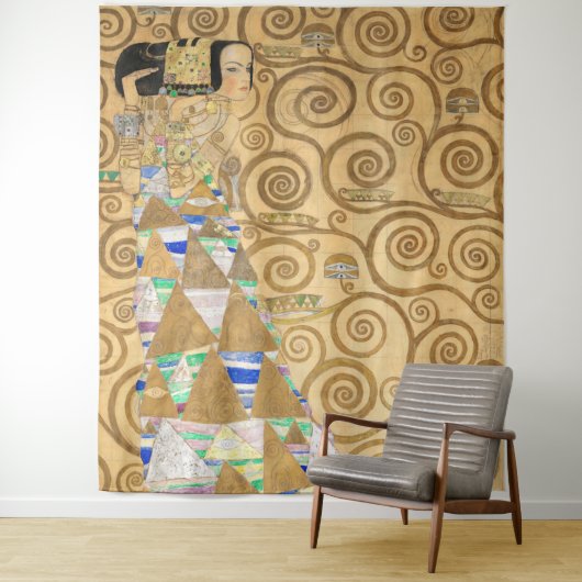 Gustav Klimt - Erwartung, Stoclet Frieze Wandteppich (Beispiel)
