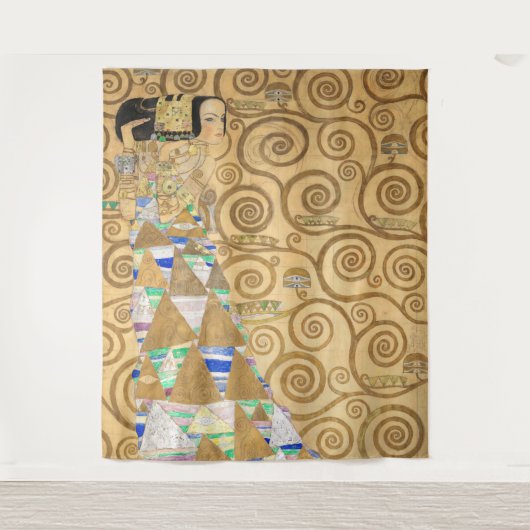 Gustav Klimt - Erwartung, Stoclet Frieze Wandteppich (Vorderseite)