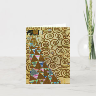 Gustav Klimt Erwartungskarte Karte