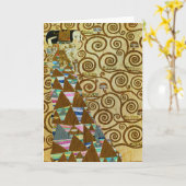 Gustav Klimt Erwartungskarte Karte (Gelbe Blume)