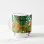 Gustav Klimt , “ Farm Garden ” Kaffeetasse (Vorderseite Links)