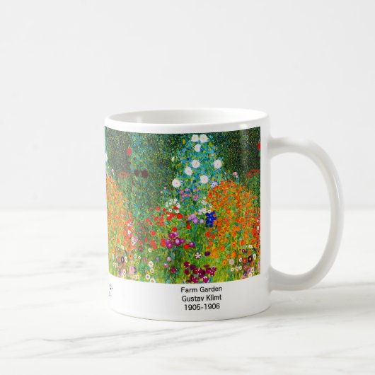 Gustav Klimt , “ Farm Garden ” Kaffeetasse (Rechts)