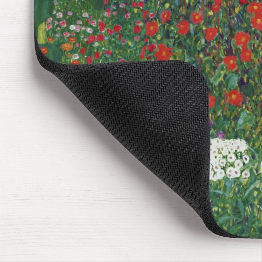 Gustav Klimt - Farm Garden with Sunflowers Mousepad (Ecke)