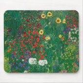 Gustav Klimt - Farm Garden with Sunflowers Mousepad (Vorne)