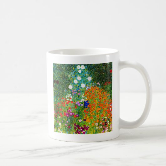 Gustav Klimt , “ Farmhouse garden ” Kaffeetasse (Rechts)
