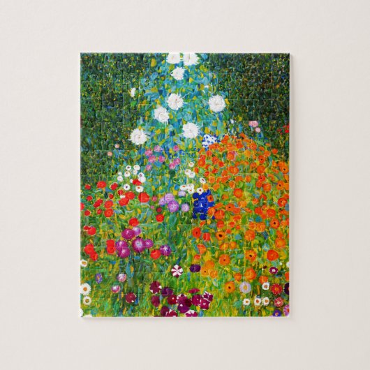 Gustav Klimt , “ Farmhouse garden ” Puzzle (Vertikal)