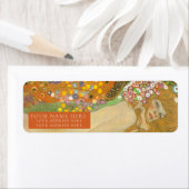 GUSTAV KLIMT FEINES KUNSTWERKZEUG-ADRESSETIKETT (Insitu)