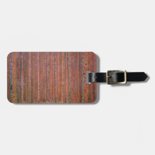 Gustav Klimt Fir Forest Tannenwald Rote Bäume Gepäckanhänger