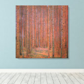 Gustav Klimt Fir Forest Tannenwald Rote Bäume Leinwanddruck (Insitu (Holzboden))